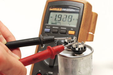 commercial refrigeration maintenance - capacitor testing